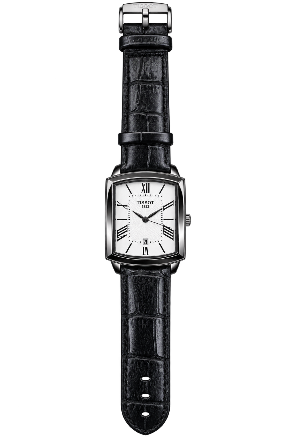 Tissot uslubidagi klassik to‘rtburchak erkaklar soati 4